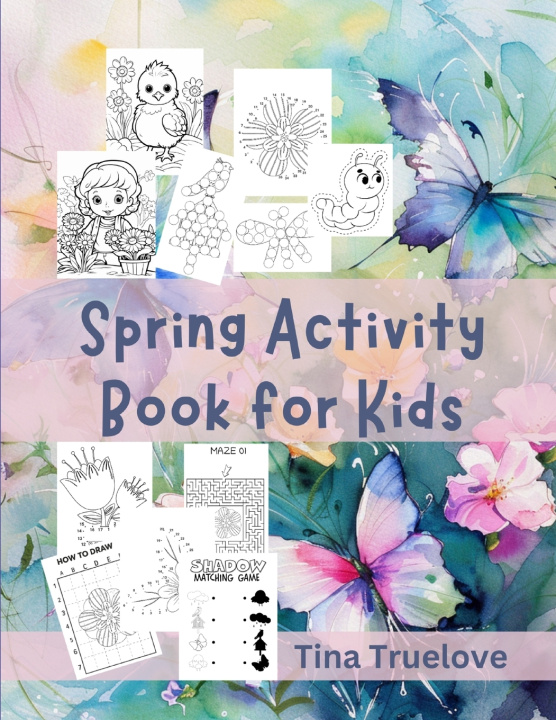 Libro Spring Activity Book for Kids Tina Truelove