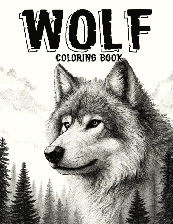 Kniha Wolf Coloring book Kara Duncan Art