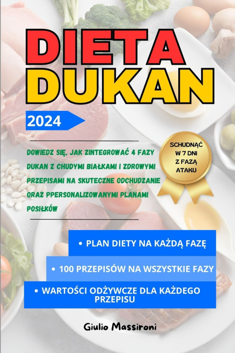 Kniha Dieta Dukan Giulio Massironi