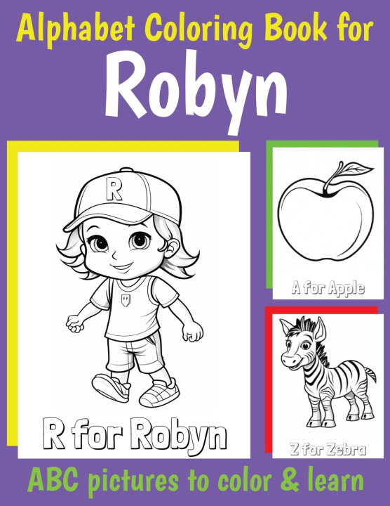 Könyv Robyn Personalized Coloring Book My Little Book Of