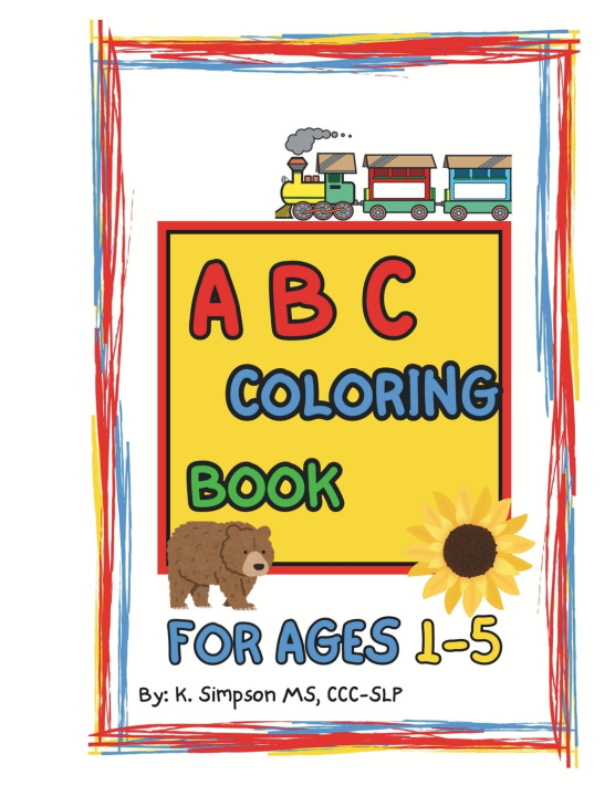 Kniha ABC Coloring Book Kenyane Simpson