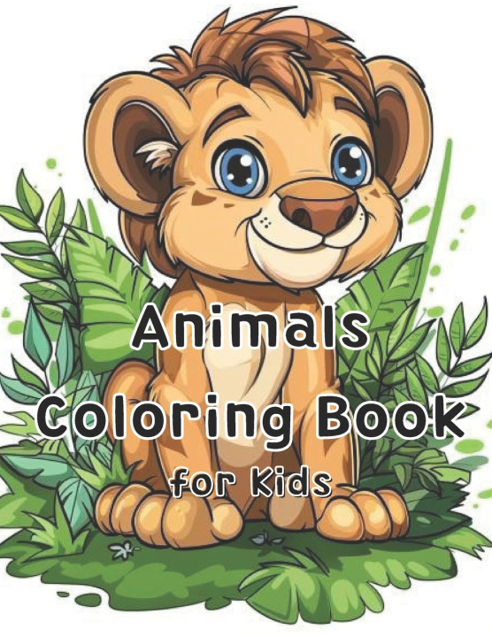 Libro Animals Coloring Book for kids Karin Lee