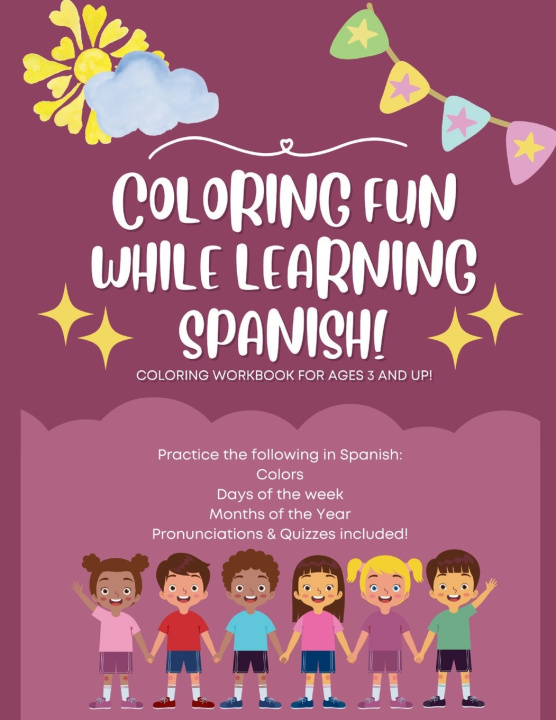 Könyv Coloring Fun While Learning Spanish Chelsea Carpenter