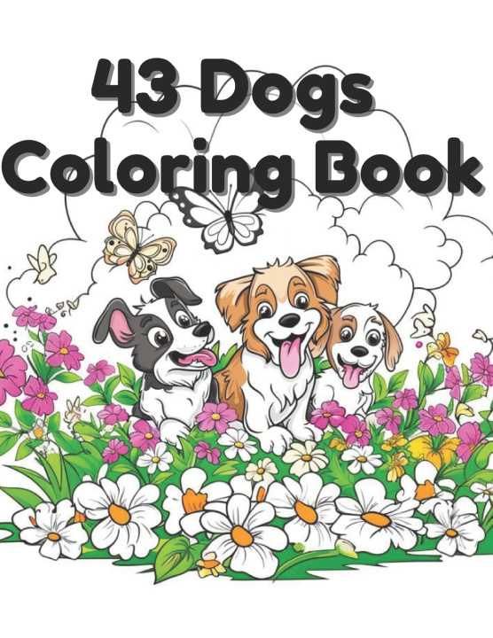 Kniha 43 Dogs Coloring Book Song Han