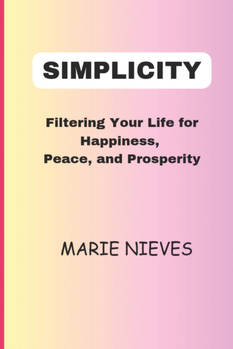 Kniha Simplicity Marie Nieves