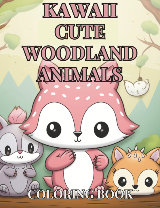Boek Kawaii Woodland Creatures Coloring Book C J Phillips