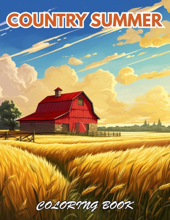 Książka Country Summer Coloring Book YVETTE STALEY