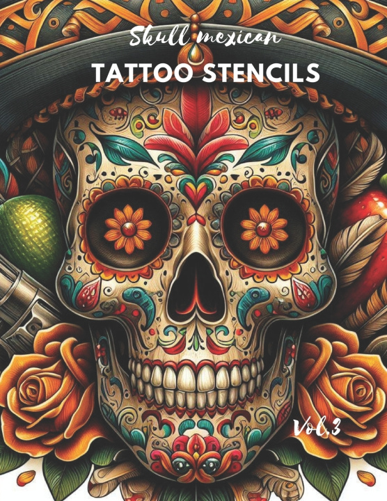 Kniha Skull mexican tattoo Josu Cabello