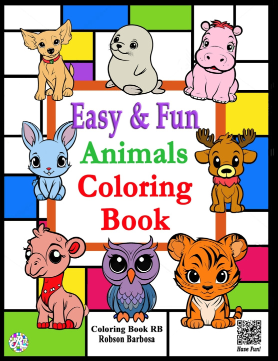 Knjiga Animals Coloring Book Robson Barbosa