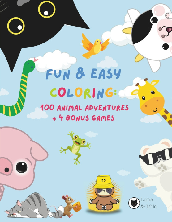 Kniha Fun & Easy Coloring Luna & Milo