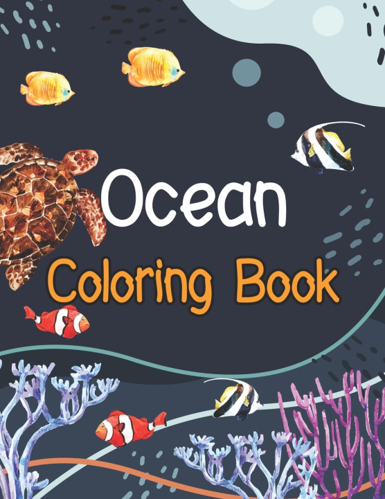 Kniha Ocean Coloring Book Oussama Zinaoui