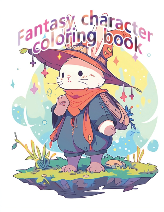 Knjiga Fantasy Character coloring book Yang Jea-ho