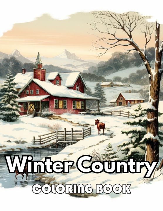 Könyv Winter Country Coloring Book Luice Gure