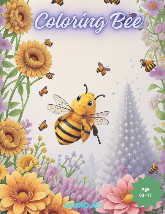 Kniha Coloring bee Lauro Costa Antonio