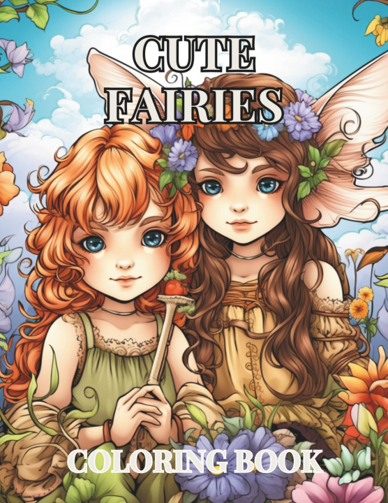 Libro Cute Fairies & Pixies Coloring Book C J Phillips