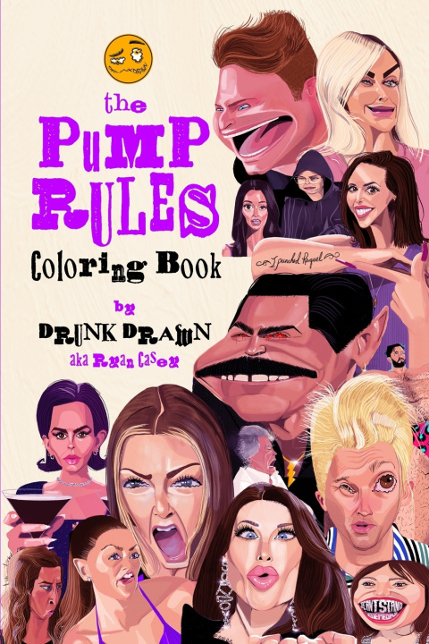 Kniha Pump Rules Coloring Book Drunk Drawn