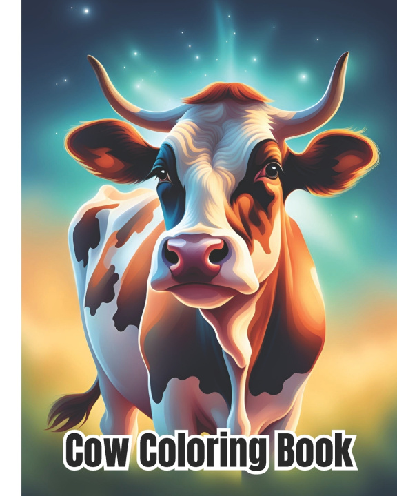 Kniha Cow Coloring Book Dana Nguyen