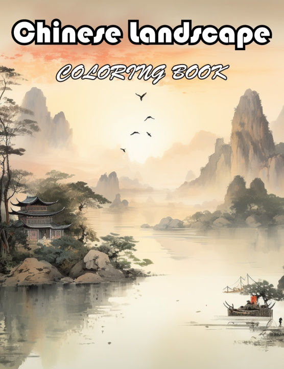 Book Chinese Landscape Coloring Book Timothy Nathan