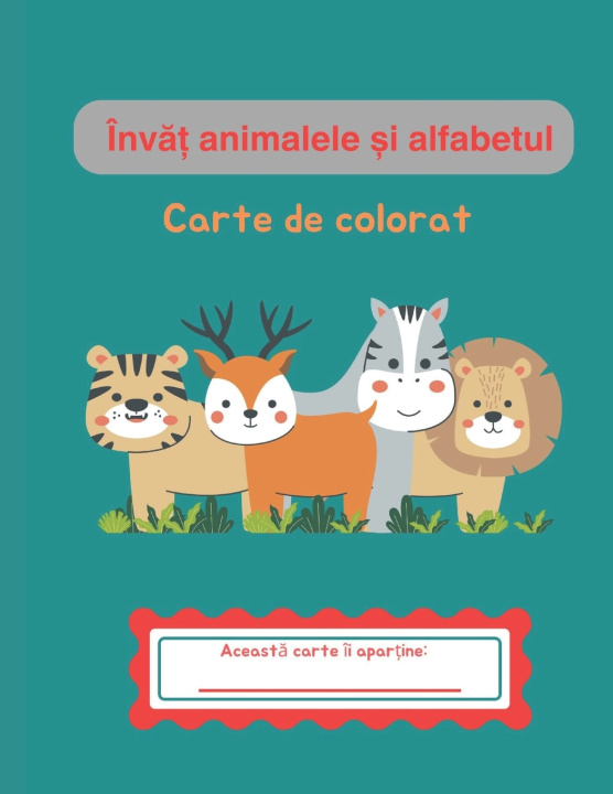 Kniha Învăț animalele și alfabetul Anca Dumitru