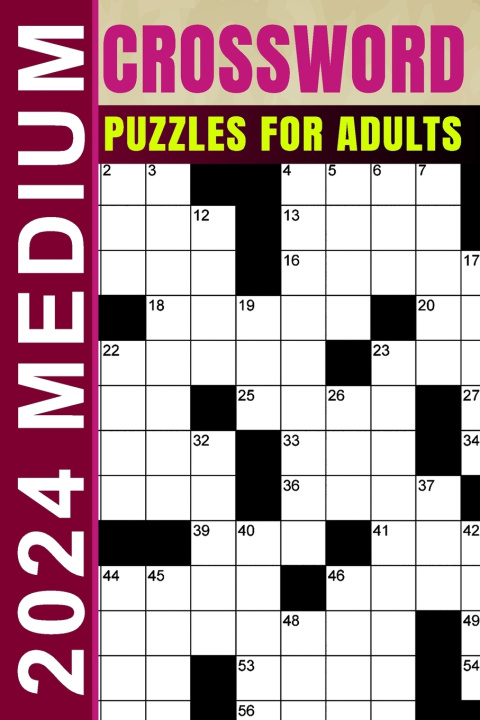 Knjiga 2024 Medium Crossword Puzzles for Adults Kevin C. Preston