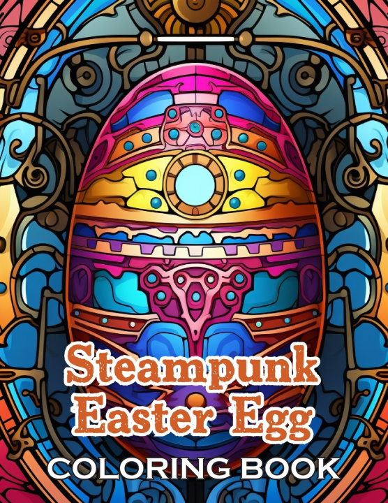 Kniha Steampunk Easter Egg Coloring Book KEISHA COPELAND