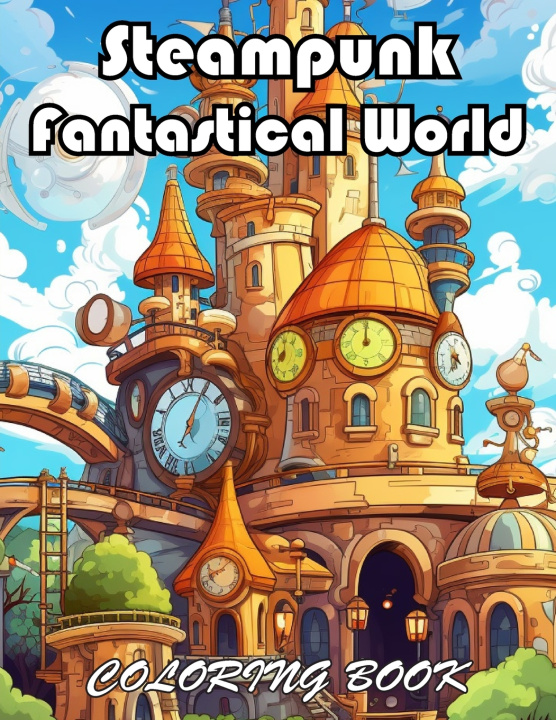 Knjiga Steampunk Fantastical World Coloring Book MICHELLE KEEHNER