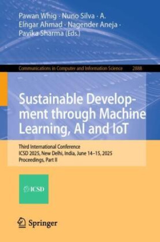 Livro Sustainable Development through Machine Learning, AI and IoT Pawan Whig