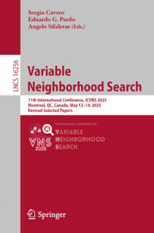 Kniha Variable Neighborhood Search Sergio Cavero