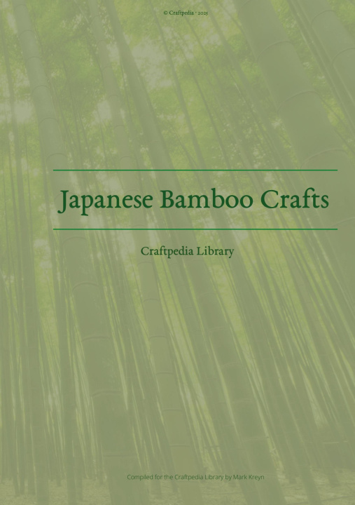Knjiga Japanese Bamboo Crafts Mark Kreyn