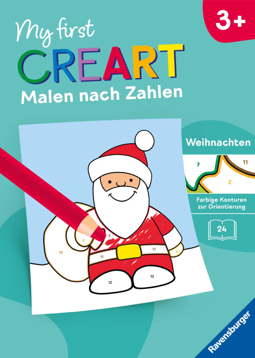 Libro My first CreArt Malen nach Zahlen ab 3 - Weihnachten Simone Pahl
