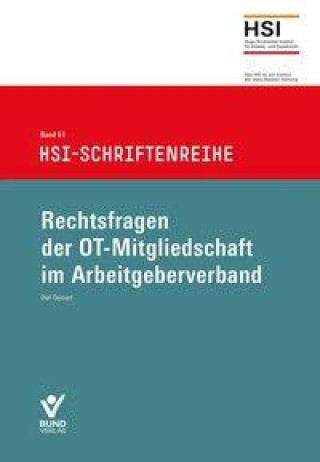 Libro Rechtsfragen der OT-Mitgliedschaft im Arbeitgeberverband Olaf Deinert