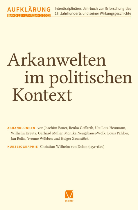 Kniha Arkanwelten im politischen Kontext Monika Neugebauer-Wölk