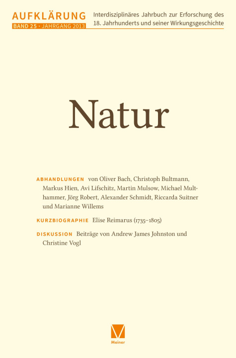 Knjiga Natur Martin Mulsow