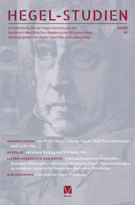 Kniha Hegel-Studien 41 Walter Jaeschke
