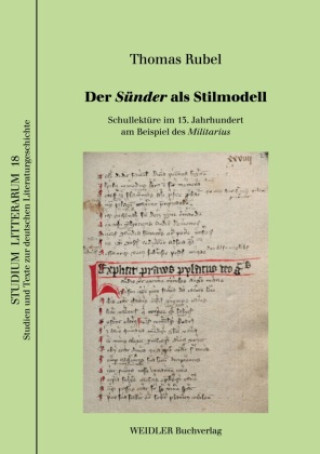 Kniha Der 'Sünder' als Stilmodell Thomas Rubel