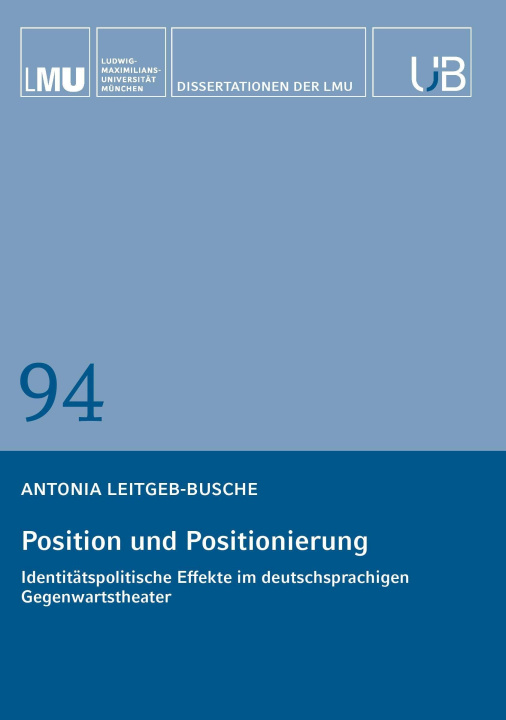Kniha Position und Positionierung Antonia Leitgeb-Busche