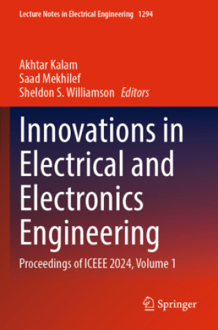 Book Innovations in Electrical and Electronics Engineering Akhtar Kalam