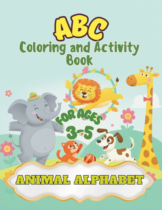 Kniha Animals ABC Coloring & Activity Book Zara Brown