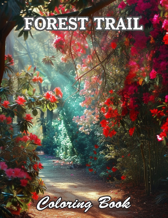 Boek Forest Trail Coloring Book Susan Barker