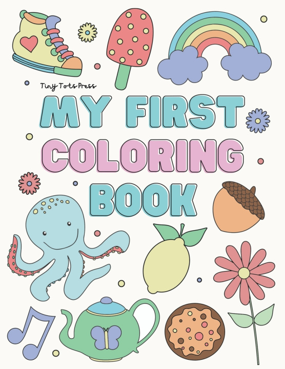 Kniha My First Coloring Book Dahlia Studio