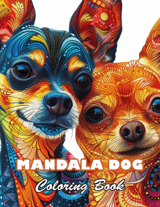 Kniha Mandala Dog Coloring Book Gamsa Lan