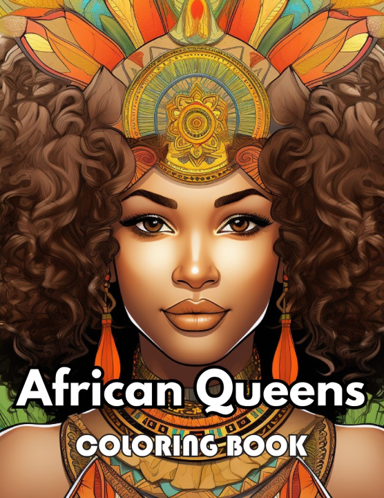 Libro African Queens Coloring Book Simon Nappaa