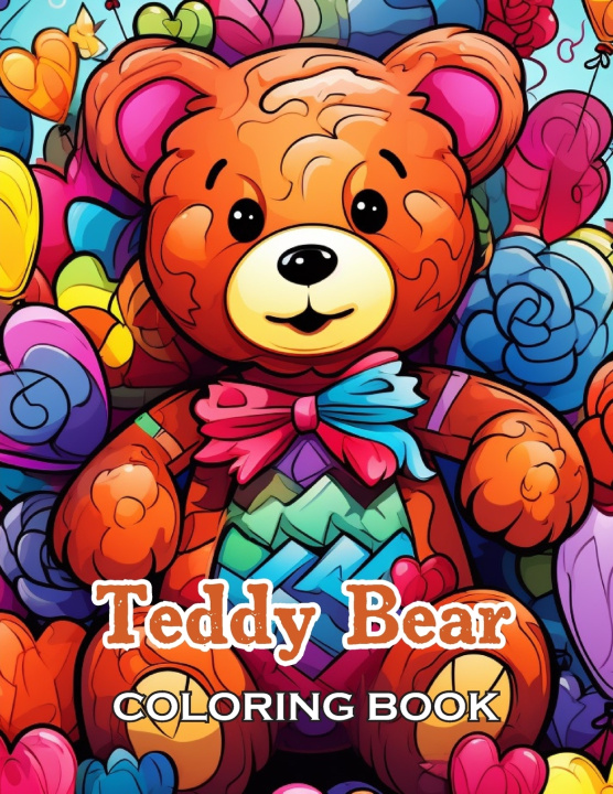 Kniha Teddy Bear Coloring Book Cooper English