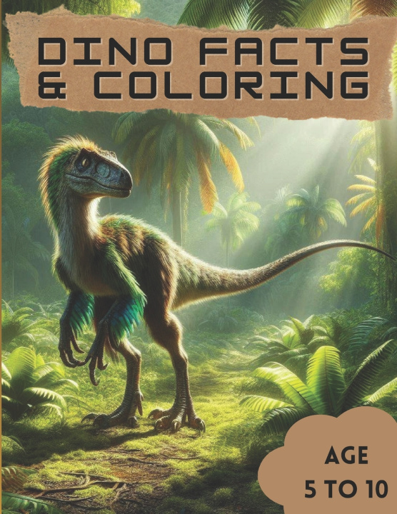 Książka Dino Facts and Coloring Book Reem Jameel