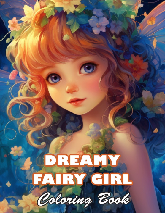Libro Dreamy Fairy Girl Coloring Book Gamsa Lan