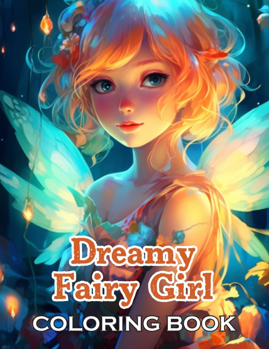 Libro Dreamy Fairy Girl Coloring Book Misa Nuni