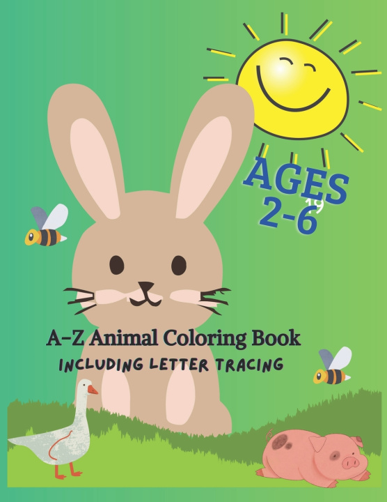 Kniha A-Z Animal Coloring Book Sol Toledo