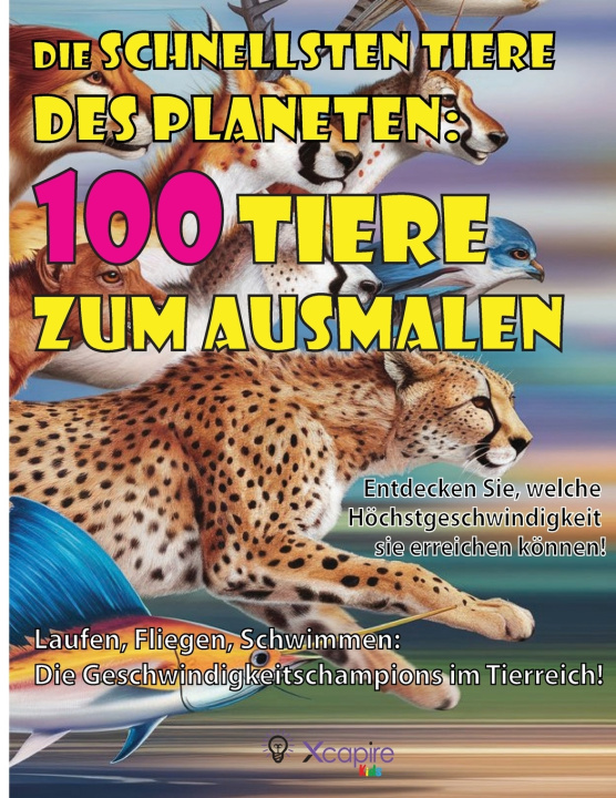 Kniha Die schnellsten Tiere des Planeten Edizioni XcapireKids