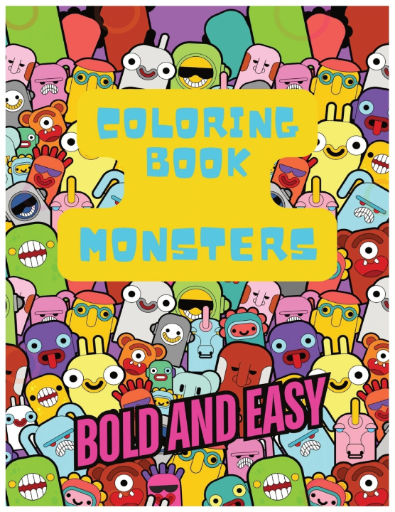 Libro Coloring Book Monsters Sunspun Press