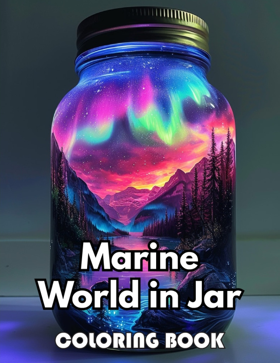 Libro Marine World in Jar Coloring Book Simpson Collen